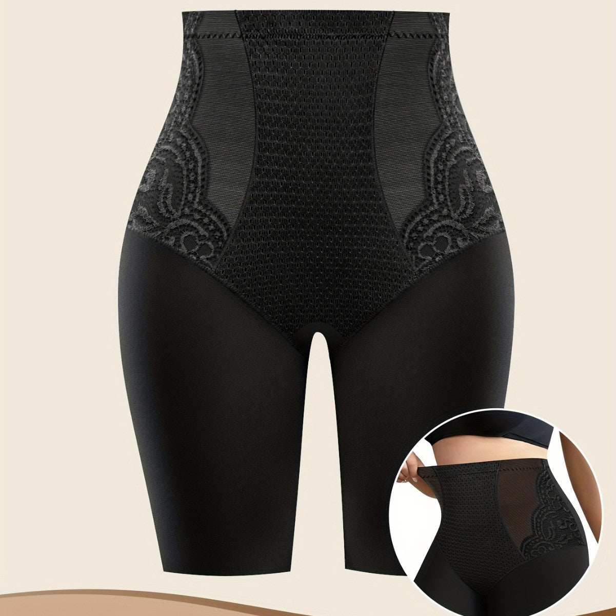 Lace-Edge Shaping Panties