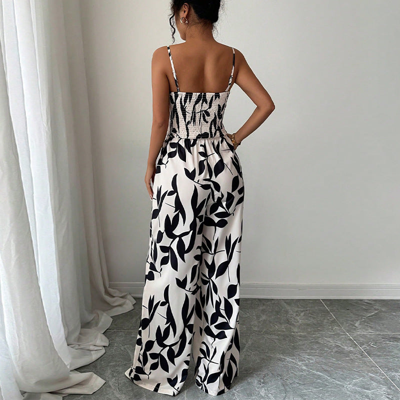 Off‑Shoulder Ruffle Jumpsuit