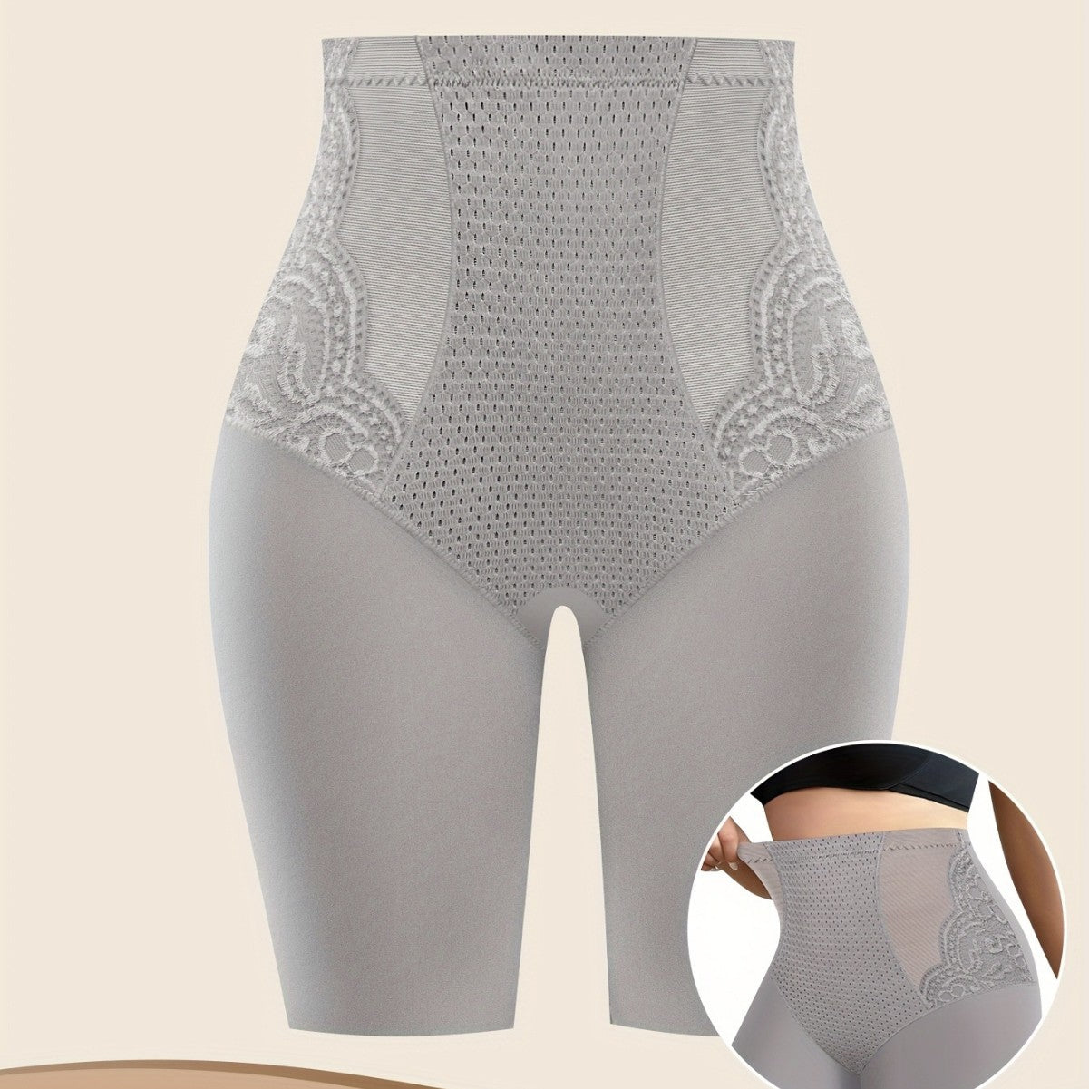 Lace-Edge Shaping Panties
