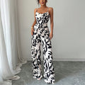 Off‑Shoulder Ruffle Jumpsuit
