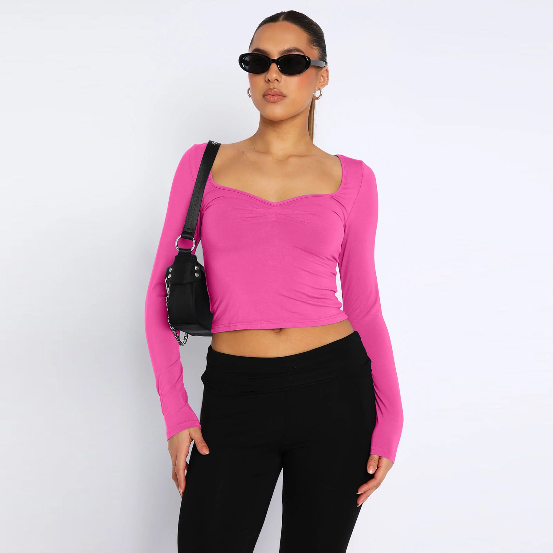 New Sexy Square-Neck T-Shirt For Women