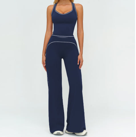 V-Neck Sleeveless Yoga Set
