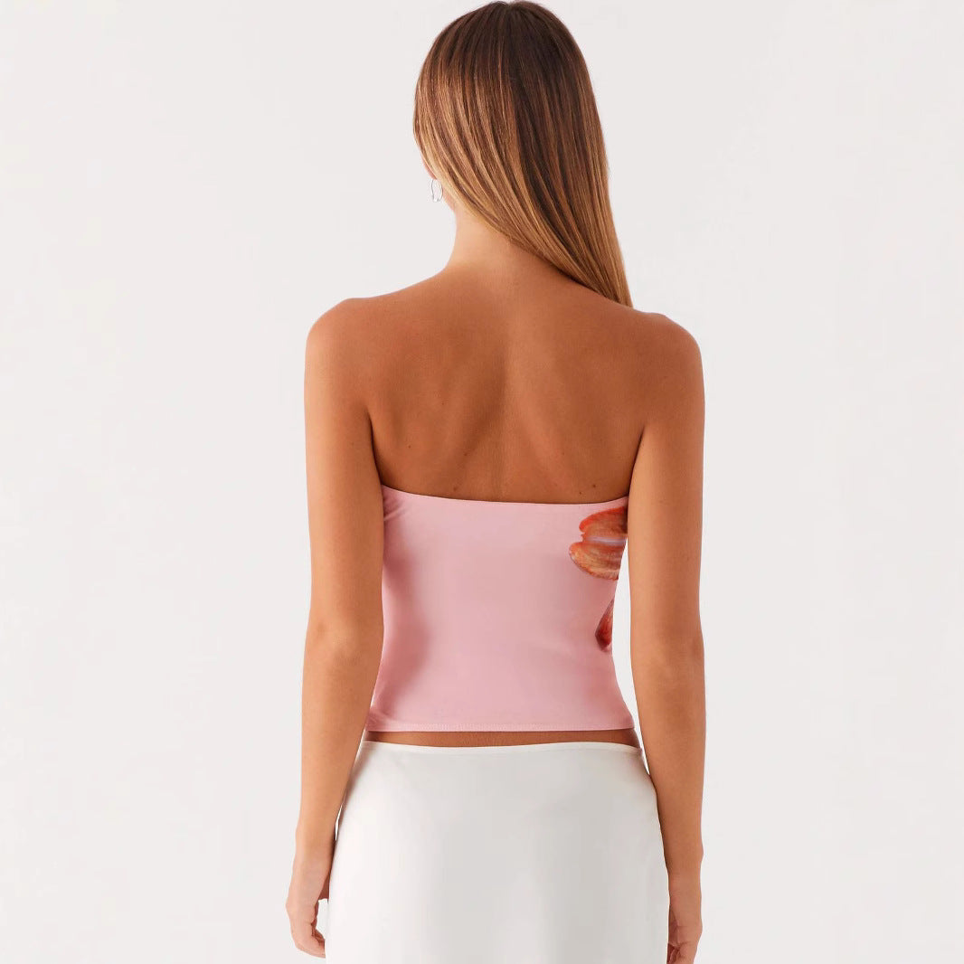 Sexy Babe Women's Digital Print Top